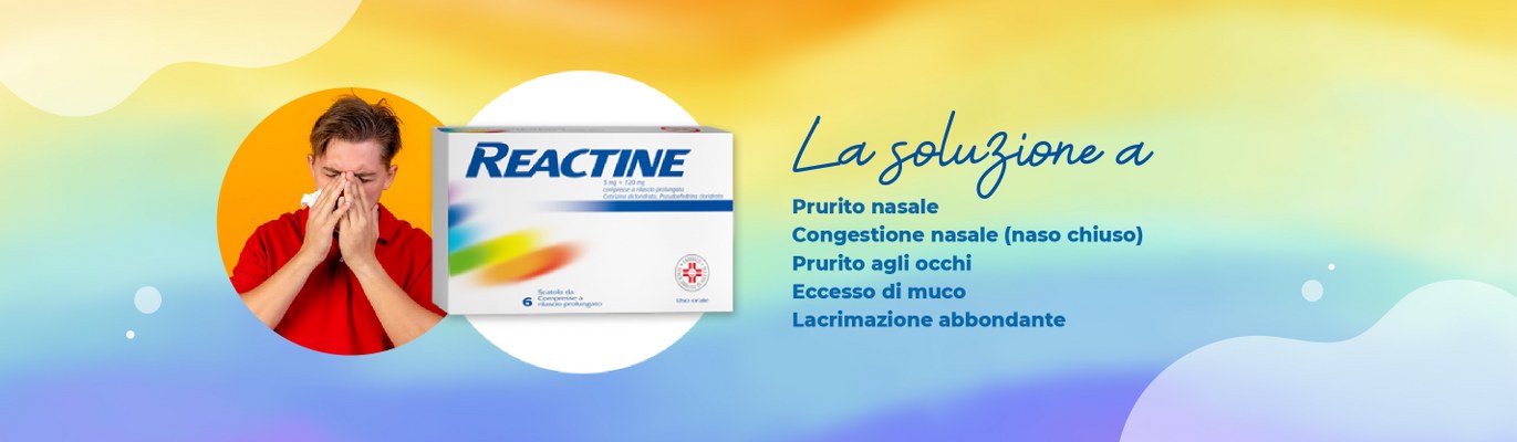 Reactine antistaminici